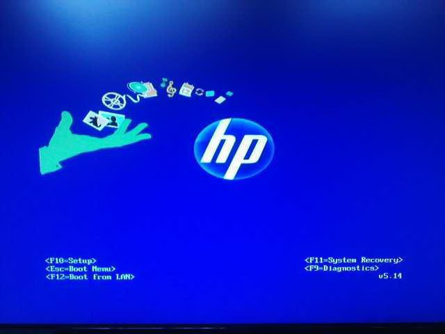 Завантаження HP з диска