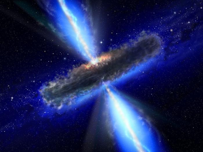 Теорія відносності і чорні діри в космосі