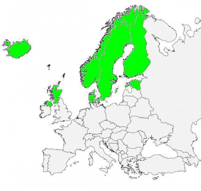 Північна Європа: країни і столиці